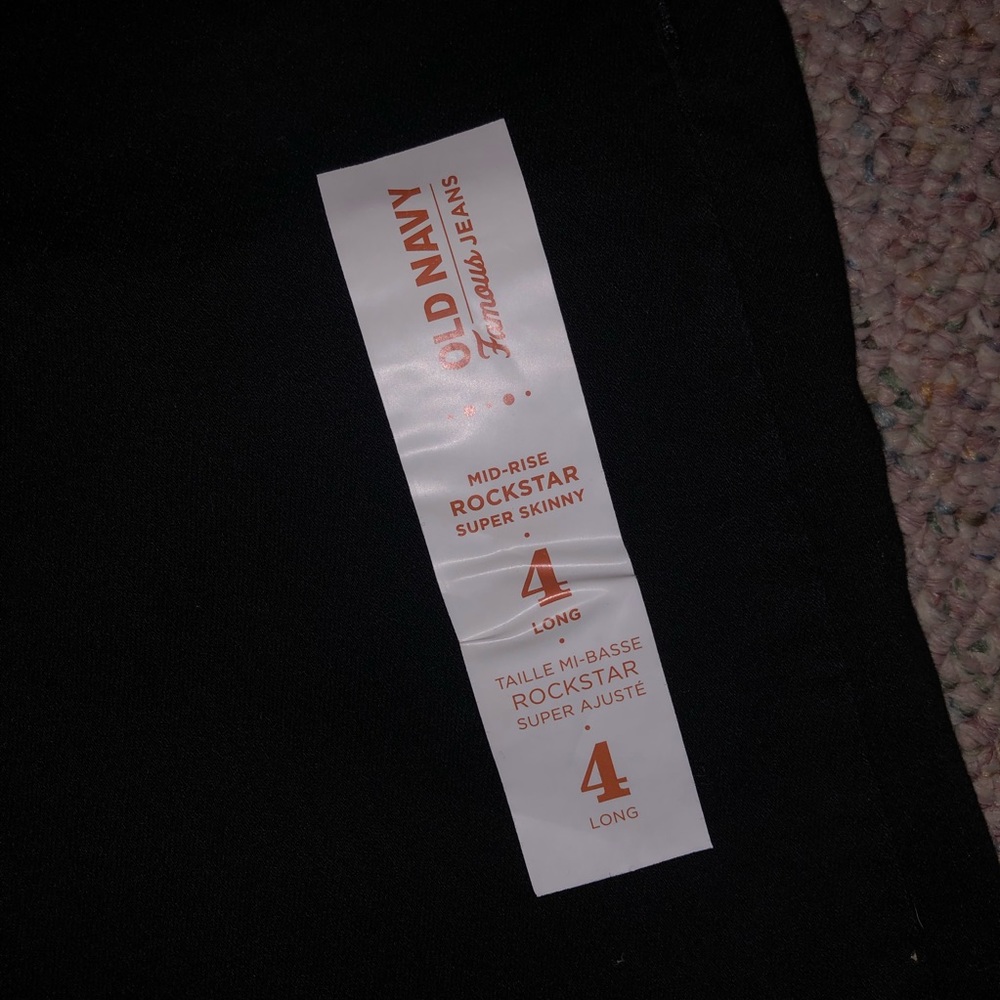Black Skinny Jeans Women’s 4 Long - Picture 6 of 7
